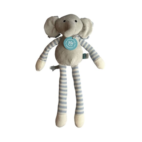 Manhattan Toy Co. Plush Owl & Elephant Set New With Tags - Picture 4 of 4